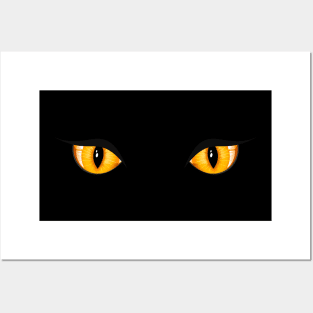 Halloween Fun - Cat Eyes Posters and Art